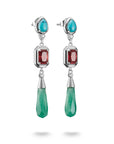 THOMAS SABO Elyndra Earrings with Multicolored Stones