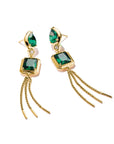 THOMAS SABO Earrings with Green Stones