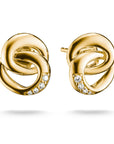 Ear studs Together with zirconia
