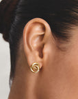 Ear studs Together with zirconia