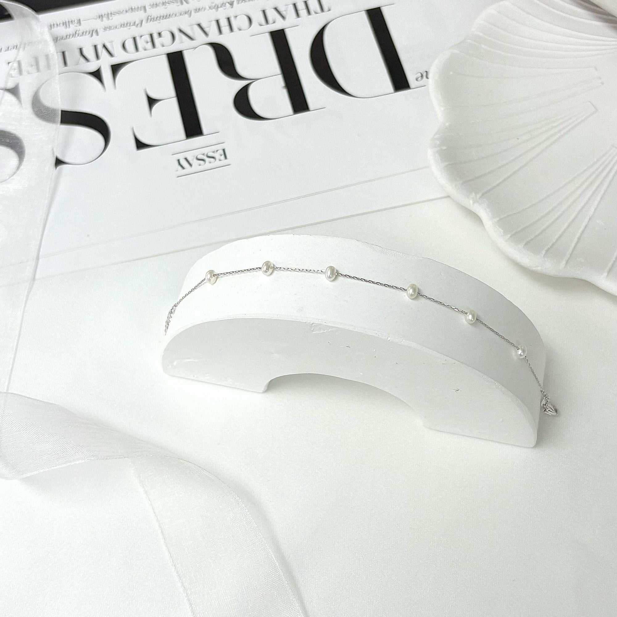 AMARA PEARL BRACELET- STERLING SILVER