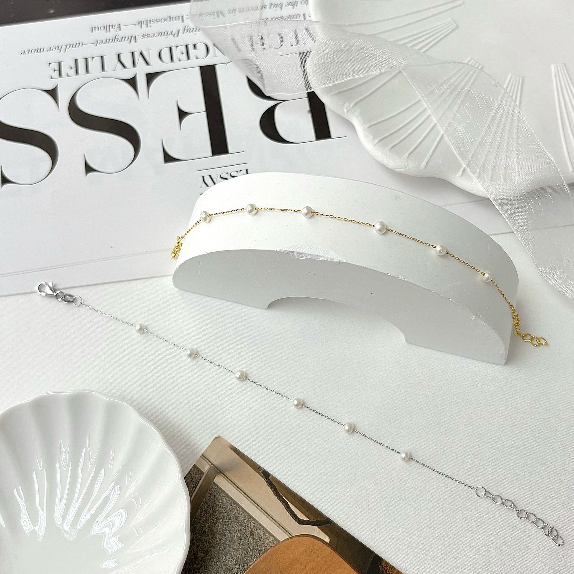 AMARA PEARL BRACELET- STERLING SILVER