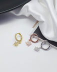 NORTH STAR EARRINGS - STERLING SILVER