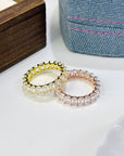 WINTER BAGUETTE CZ RING - STERLING SILVER