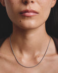 Stainless Steel Box Chain Necklace 2mm