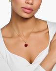 THOMAS SABO Gold Apple Necklace