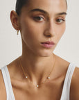 Chain with pearls and zirconia