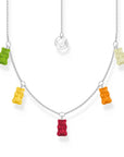 THOMAS SABO Necklace with 5 colourful goldbears
