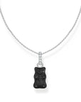 THOMAS SABO Necklace with black goldbear pendant and zirconia