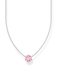 THOMAS SABO Necklace with pink zirconia pendant