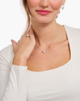 THOMAS SABO Necklace with white heart-shaped pendant