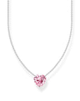 THOMAS SABO Necklace with pink heart-shaped pendant