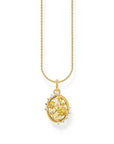 THOMAS SABO Romance Necklace with Rose pendant