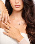 THOMAS SABO Romantic Ruby Heart Pendant Necklace
