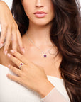 THOMAS SABO Romantic Ruby Heart Pendant Necklace