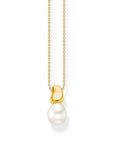 THOMAS SABO Necklace with Pearl Pendant in Gold