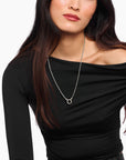 THOMAS SABO Fine Venetian chain in blackened 925 silver