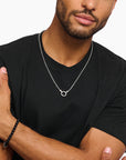 THOMAS SABO Fine Venetian chain in blackened 925 silver