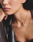 Gold-Tone Stainless Steel Paperclip Chain Necklace 2.3mm