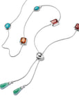 THOMAS SABO Elyndra Necklace with Multi-coloured Stones