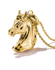 THOMAS SABO Horse Head Necklace with Zirconia