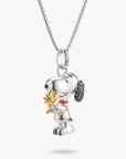 THOMAS SABO Snoopy & Woodstock Pavé PEANUTS Necklace