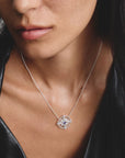 Necklace with blue stones