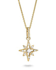 Necklace star with zirconia