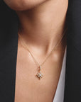 Necklace star with zirconia