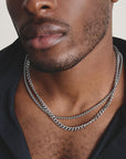 Stainless Steel Box Chain Necklace 4mm