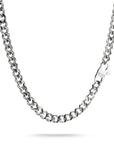 Stainless Steel Curb Chain Necklace 9mm