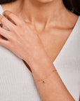 9CT ANASTASIA EVIL EYE BRACELET - LAB