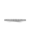 9CT DAINTY DIAMOND BAND - LAB