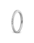 9CT DAINTY DIAMOND BAND - LAB