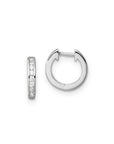 9CT TESSA DIAMOND HUGGIE EARRINGS