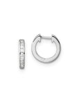 9CT TESSA DIAMOND HUGGIE EARRINGS