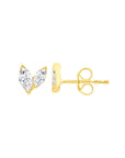 9CT EDEN DIAMOND STUD EARRINGS - LAB