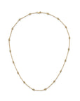 9CT DIAMOND SATELLITE CHAIN - LAB