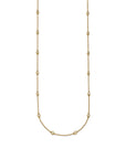 9CT DIAMOND SATELLITE CHAIN - LAB