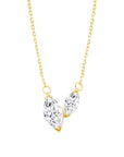 9CT EDEN DIAMOND NECKLACE - LAB