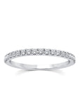 9CT 25PT DIAMOND BAND - LAB