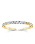 9CT 25PT DIAMOND BAND - LAB