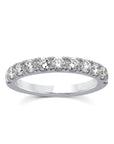 9CT DEMI 1CT DIAMOND BAND - LAB