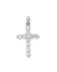 9CT ELODIE DIAMOND CROSS - LAB
