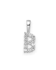 9CT LAB DIAMOND INITIAL PENDANT