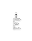 9CT LAB DIAMOND INITIAL PENDANT