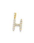 9CT LAB DIAMOND INITIAL PENDANT