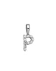 9CT LAB DIAMOND INITIAL PENDANT