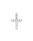 9CT LAB DIAMOND INITIAL PENDANT