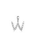 9CT LAB DIAMOND INITIAL PENDANT